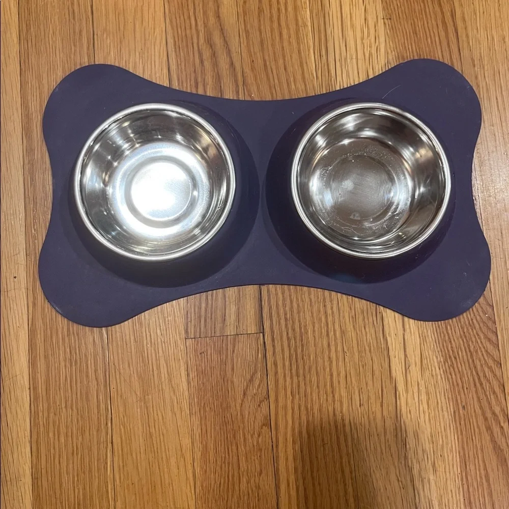 DOLCE FLEX BOWLS/DISH (PURPLE) by Loving Pets